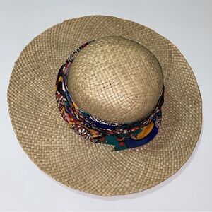 VTG,Happy Cappers By The Field Company Straw Unisex Hat Perfect For Sunny Days